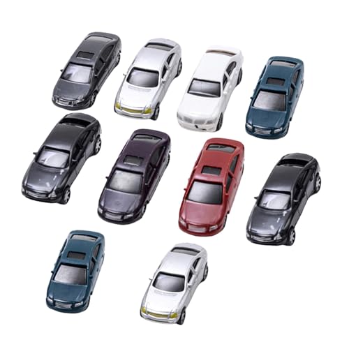 EHJRE 10pcs Miniatur Painted Modell 1/75 Skala für Architekturzuglayout von EHJRE