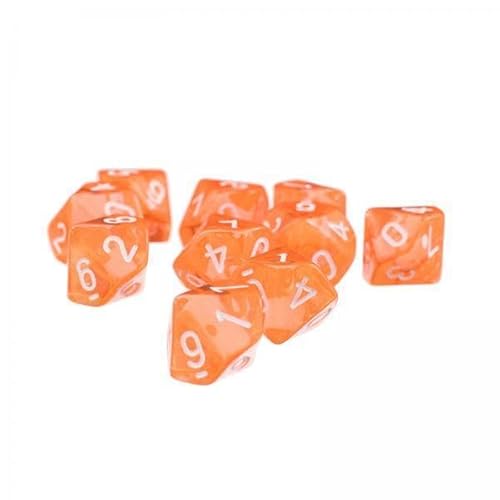 EHJRE 10x 1 Set D10 Aus für RPG Brettspiele. von EHJRE