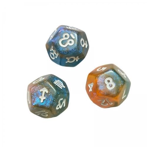 EHJRE 10x 3 Stück 12 Seitige Würfel mit Vielfältigem Kartenspiel, Party Bevorzugt Dices, Acryl für KTV Geburtstag, Brettspiel EHJRE 10x 3 Stück 12 Seitige Würfel mit Vielfältigem Kartenspiel, Party Bevorzugt Dices, Acryl für KTV Geburtstag, Brettspiel von EHJRE