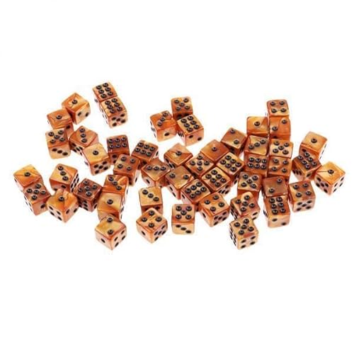 EHJRE 10x 50 Stück 12 Mm Acryl Sechsseitige D6 Stirbt RPG Rollenspiel Requisiten, 50 Stück EHJRE 10x 50 Stück 12 Mm Acryl Sechsseitige D6 Stirbt RPG Rollenspiel Requisiten, 50 Stück von EHJRE