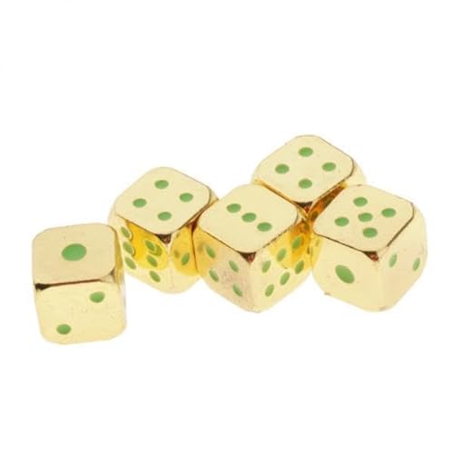 EHJRE 10x 5pcs 8mm Luminous Dice, 6 Seitiger Würfel Tisch Spielen Spielzeugwürfel für BoardGame EHJRE 10x 5pcs 8mm Luminous Dice, 6 Seitiger Würfel Tisch Spielen Spielzeugwürfel für BoardGame von EHJRE