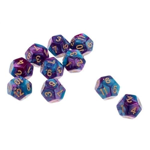 EHJRE 10x Tabletop Spiele 10 Stück/Set D12 D& Multi Set EHJRE 10x Tabletop Spiele 10 Stück/Set D12 D& Multi Set von EHJRE