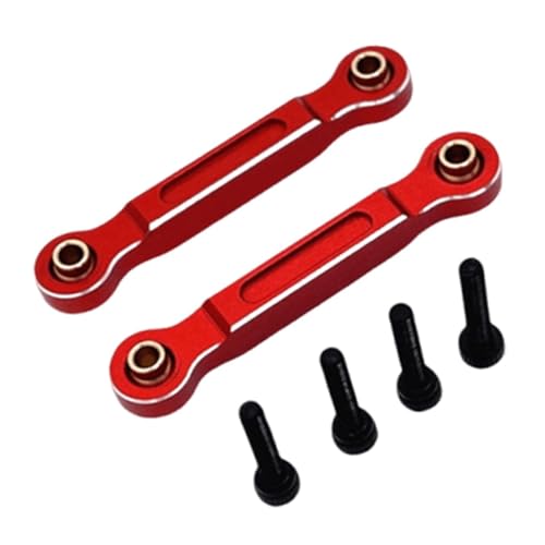 EHJRE 2 Stück RC Auto Chassis Befestigungs Stange RC Modell Auto Zubehör Front Steering Feste Stange, Rot Silber EHJRE 2 Stück RC Auto Chassis Befestigungs Stange RC Modell Auto Zubehör Front Steering Feste Stange, Rot Silber von EHJRE