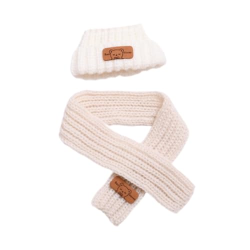 EHJRE 2 Teilige Puppenkleidung, Stofftiere, Kleidung, Mütze Und Schal, Set, Kostüme, Mädchen, Geschenk, Weiche, Bezaubernde Puppenkleidung für 15/17 cm Groß, Weiß EHJRE 2 Teilige Puppenkleidung, Stofftiere, Kleidung, Mütze Und Schal, Set, Kostüme, Mädchen, Geschenk, Weiche, Bezaubernde Puppenkleidung für 15/17 cm Groß, Weiß von EHJRE