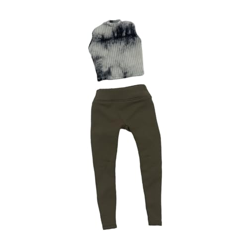 EHJRE 2X 1/6 Frauen Oberteil Und Hose Kostüm, Handgefertigte Puppenkleidung, Miniaturkleidung für 12 Zoll Puppenmodell, Weibliche Actionfiguren Zubehör, Ärmellos EHJRE 2X 1/6 Frauen Oberteil Und Hose Kostüm, Handgefertigte Puppenkleidung, Miniaturkleidung für 12 Zoll Puppenmodell, Weibliche Actionfiguren Zubehör, Ärmellos von EHJRE