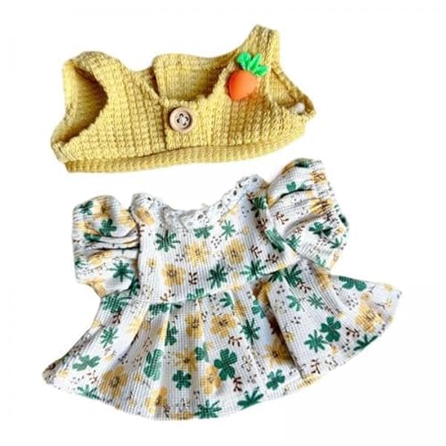 EHJRE 2X 20cm Puppen Outfit Set mit Kleid Und Weste für Plüschtiere EHJRE 2X 20cm Puppen Outfit Set mit Kleid Und Weste für Plüschtiere von EHJRE