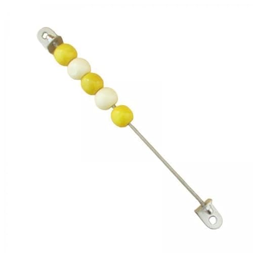 EHJRE 2X Busy Board Zubehör Sensory Board Abacus Perlen für Kinder Geschenk Frühe Entwicklung, Gelb, 20cm EHJRE 2X Busy Board Zubehör Sensory Board Abacus Perlen für Kinder Geschenk Frühe Entwicklung, Gelb, 20cm von EHJRE