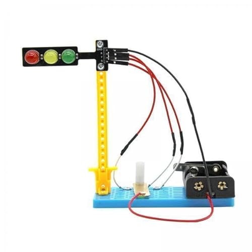 EHJRE 2X DIY Experiment Montage Modell Spielzeug Ampel Lernspielzeug, Handgefertigtes Puzzle Zusammengebautes Ampelspielzeug für Kinder EHJRE 2X DIY Experiment Montage Modell Spielzeug Ampel Lernspielzeug, Handgefertigtes Puzzle Zusammengebautes Ampelspielzeug für Kinder von EHJRE