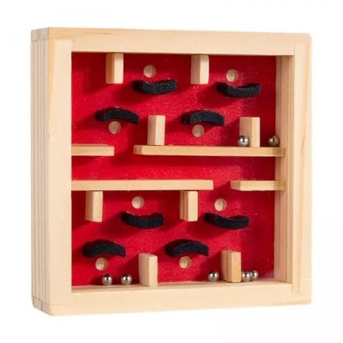 EHJRE 2X Holzlabyrinth Brettspiel Balance Lernspielzeug Spielzeug Denksport Puzzle Als Geburtstagsgeschenk für Jungen Und Mädchen Ab 3 Jahren EHJRE 2X Holzlabyrinth Brettspiel Balance Lernspielzeug Spielzeug Denksport Puzzle Als Geburtstagsgeschenk für Jungen Und Mädchen Ab 3 Jahren von EHJRE