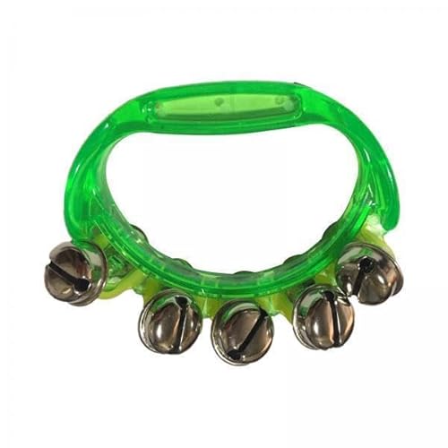 EHJRE 2X Mini Percussion Tamburine Handheld Percussion Trommel Hand Tamburin Glocken für Kindergarten Kinder Jugendliche Erwachsene Party Supplies von EHJRE