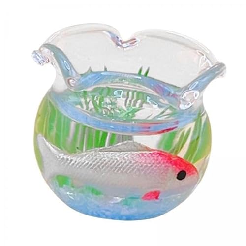 EHJRE 2X Miniatur Fischbecken für Puppenhaus Dekoratives Set EHJRE 2X Miniatur Fischbecken für Puppenhaus Dekoratives Set von EHJRE