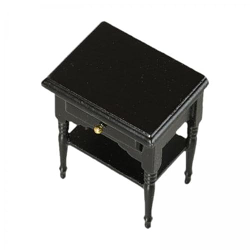 EHJRE 2X Miniatur Nachttisch Miniatur Nachttisch Puppenhaus Dekor Zubehör von EHJRE