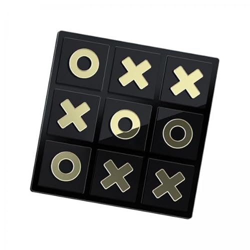 EHJRE 2X Toe, Klassisches Spiel XO, Dekorative Spiele für Freunde, Familien, Kinder, Wohnzimmer von EHJRE