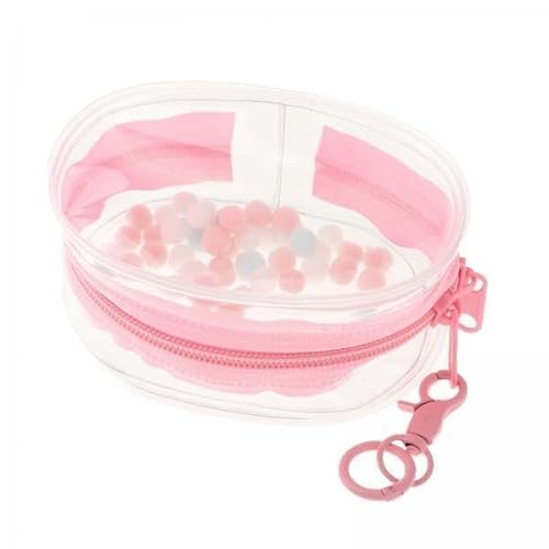 EHJRE 2X Transparente Puppen Ausstellungstasche für Den Außenbereich, mit Reißverschluss, PVC Organizer, Kleine Puppentasche, Transparente Puppen Ausstellun von EHJRE