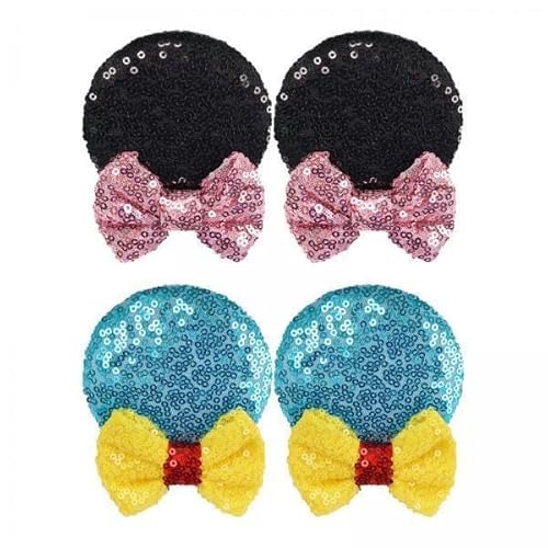 EHJRE 2x 2 Sets Haarspangen mit Mausohren für Kostüme Und Partys. EHJRE 2x 2 Sets Haarspangen mit Mausohren für Kostüme Und Partys. von EHJRE