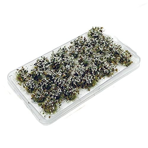 EHJRE 32x DIY Miniatur Blume Büsche Modell Landschaft Materialien für Architektur Gebäude Modell Sand Tabelle Gelände Dekoration, Weiß EHJRE 32x DIY Miniatur Blume Büsche Modell Landschaft Materialien für Architektur Gebäude Modell Sand Tabelle Gelände Dekoration, Weiß von EHJRE