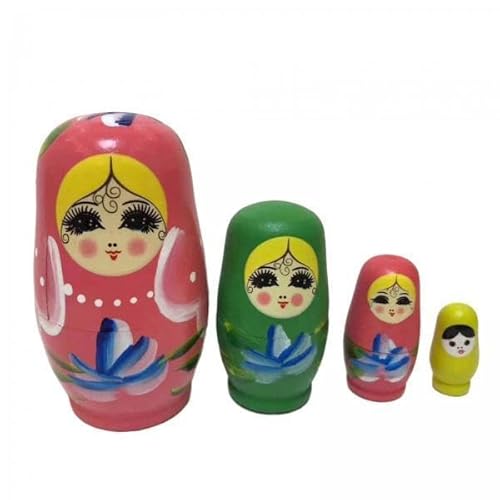 EHJRE 3X 4X Puppen, Russische Puppen, Mädchenmuster, Holzstapel Set, Handgefertigtes Spielzeug für Kinder, Kinderfeste EHJRE 3X 4X Puppen, Russische Puppen, Mädchenmuster, Holzstapel Set, Handgefertigtes Spielzeug für Kinder, Kinderfeste von EHJRE