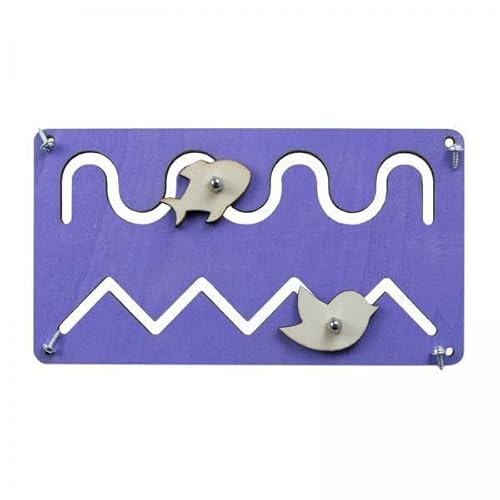 EHJRE 3X DIY Busy Board Craft Toy Track and Slide Vorschulaktivitäten Motorik für 1, 2 Und 3 Jährige EHJRE 3X DIY Busy Board Craft Toy Track and Slide Vorschulaktivitäten Motorik für 1, 2 Und 3 Jährige von EHJRE