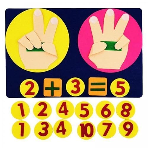 EHJRE 3X Fingerzahlen Zählspielzeug, Spielzeug, Mathe Spielzeug, Früherziehung für Kinder EHJRE 3X Fingerzahlen Zählspielzeug, Spielzeug, Mathe Spielzeug, Früherziehung für Kinder von EHJRE
