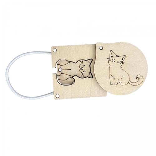 EHJRE 3X Kinder Beschäftigt Bord Katze Passenden Holz Bord Spielzeug DIY Material Feine Motor Geschicklichkeit für Geburtstag Geschenk Vorschule Kinder Kind EHJRE 3X Kinder Beschäftigt Bord Katze Passenden Holz Bord Spielzeug DIY Material Feine Motor Geschicklichkeit für Geburtstag Geschenk Vorschule Kinder Kind von EHJRE