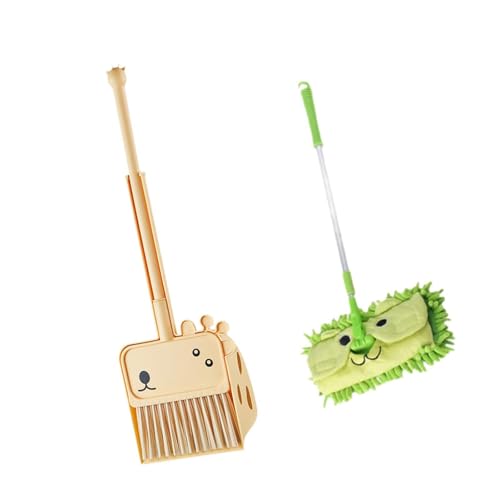EHJRE 3X Mini mit Kehrschaufel, Mopp, Kleines Haushaltshelfer Set, Spielhaus Spielzeug, Rollenspiel für Kindergarten Geburtstagsgeschenke, GrÜn EHJRE 3X Mini mit Kehrschaufel, Mopp, Kleines Haushaltshelfer Set, Spielhaus Spielzeug, Rollenspiel für Kindergarten Geburtstagsgeschenke, GrÜn von EHJRE