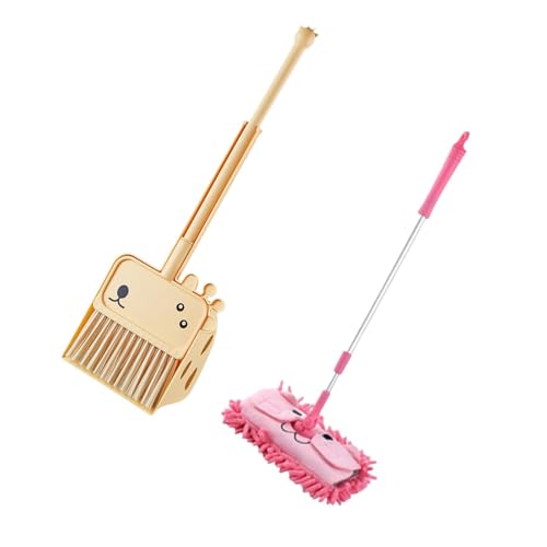 EHJRE 3X Mini mit Kehrschaufel, Mopp, Kleines Haushaltshelfer Set, Spielhaus Spielzeug, Rollenspiel für Kindergarten Geburtstagsgeschenke, Rosa EHJRE 3X Mini mit Kehrschaufel, Mopp, Kleines Haushaltshelfer Set, Spielhaus Spielzeug, Rollenspiel für Kindergarten Geburtstagsgeschenke, Rosa von EHJRE