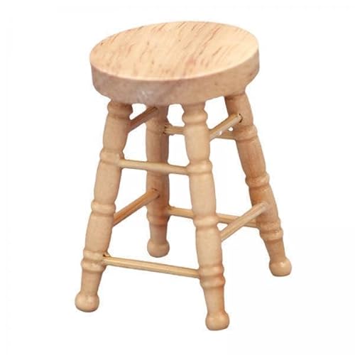 EHJRE 3X Miniatur Hocker Aus Holz für Puppenhaus Dekoration EHJRE 3X Miniatur Hocker Aus Holz für Puppenhaus Dekoration von EHJRE