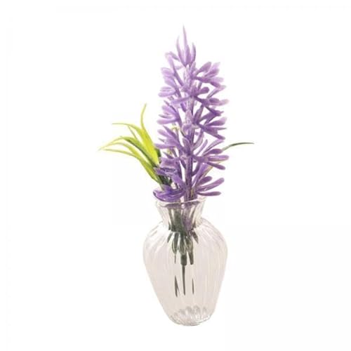 EHJRE 3X Miniatur Puppenhaus Zubehör für 1/12 Puppenhaus Möbel, Glas Vasen mit Blumen Set EHJRE 3X Miniatur Puppenhaus Zubehör für 1/12 Puppenhaus Möbel, Glas Vasen mit Blumen Set von EHJRE