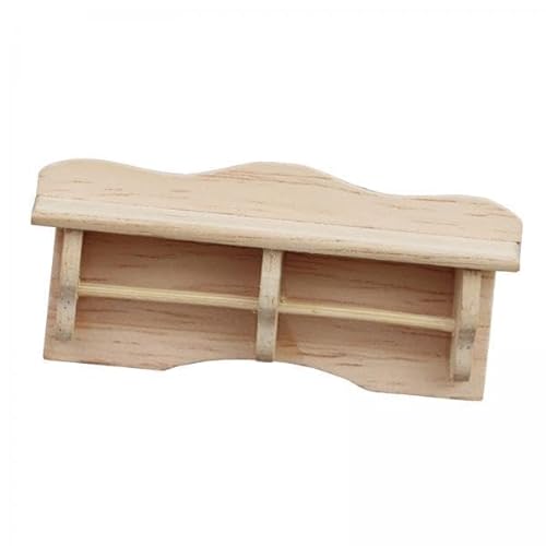 EHJRE 3X Unbemaltes Puppenhaus Wandregal Im Maßstab 1/12, Badezimmer Wandregal, Kinderspielzeug, Rollenspiel Dekor, Mini Wandregal Aus Holz, Miniatur Handtu EHJRE 3X Unbemaltes Puppenhaus Wandregal Im Maßstab 1/12, Badezimmer Wandregal, Kinderspielzeug, Rollenspiel Dekor, Mini Wandregal Aus Holz, Miniatur Handtu von EHJRE