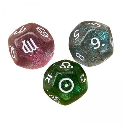 EHJRE 3x3 Stück Konstellation Zeichen Würfel 12 Seitige Polyedrische Würfel Astrologie Zeichen Würfel für Party EHJRE 3x3 Stück Konstellation Zeichen Würfel 12 Seitige Polyedrische Würfel Astrologie Zeichen Würfel für Party von EHJRE