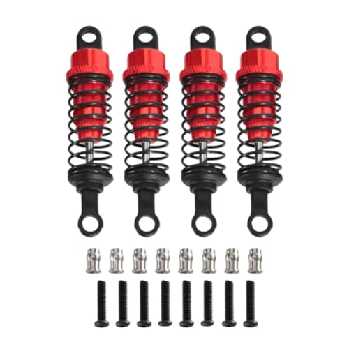 EHJRE 4 Teilige RC Auto Stoßdämpfer, RC Stoßdämpfer, 1/12 1/16 Dämpfer für MN99S, MN78, D90, MN168, Rot EHJRE 4 Teilige RC Auto Stoßdämpfer, RC Stoßdämpfer, 1/12 1/16 Dämpfer für MN99S, MN78, D90, MN168, Rot von EHJRE