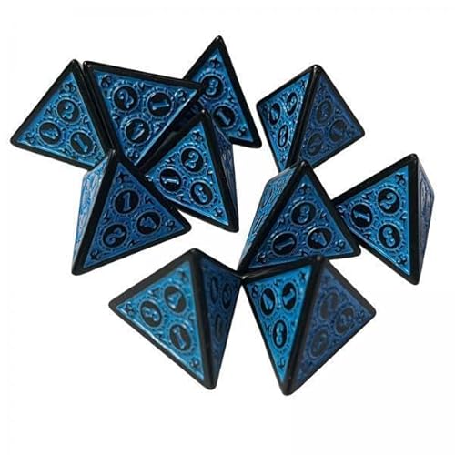 EHJRE 4X 10x 4 Seitige Spielwürfel, Polyeder Würfel Set, Rollenspiel Brettspiel, Mehrseitige Würfel EHJRE 4X 10x 4 Seitige Spielwürfel, Polyeder Würfel Set, Rollenspiel Brettspiel, Mehrseitige Würfel von EHJRE