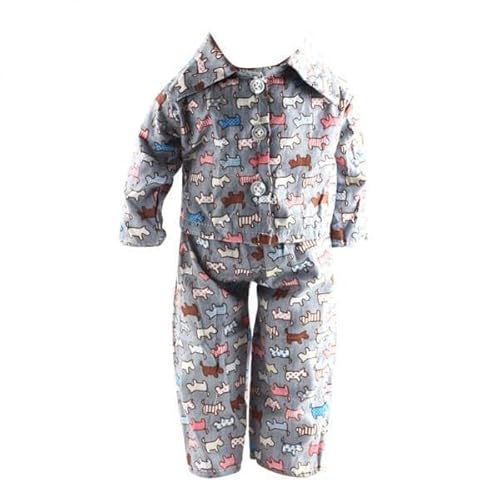 EHJRE 4X Hundedruckgedruckter Pyjama Outfit für // Zoll Puppe EHJRE 4X Hundedruckgedruckter Pyjama Outfit für // Zoll Puppe von EHJRE