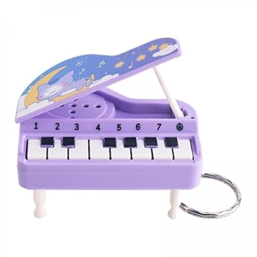 EHJRE 4X Mini Handheld Klavier mit Keychain Musikinstrumenten Schlüsselbund, Lustigem Spielzeug, Pädagogischem Handspielzeugpian Musikspielzeug von EHJRE