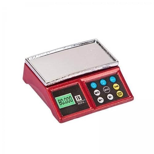 EHJRE 4X Miniatur Elektronische Waage, Puppenhaus Digital Waage Puppenhaus Zubehör für Dekoration EHJRE 4X Miniatur Elektronische Waage, Puppenhaus Digital Waage Puppenhaus Zubehör für Dekoration von EHJRE