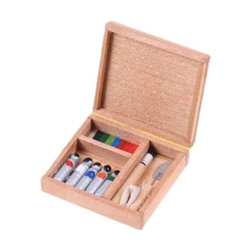 EHJRE 4X Miniatur Puppenhaus Zubehör Spielzeug Szene Einstellung Mini Farbe Box EHJRE 4X Miniatur Puppenhaus Zubehör Spielzeug Szene Einstellung Mini Farbe Box von EHJRE