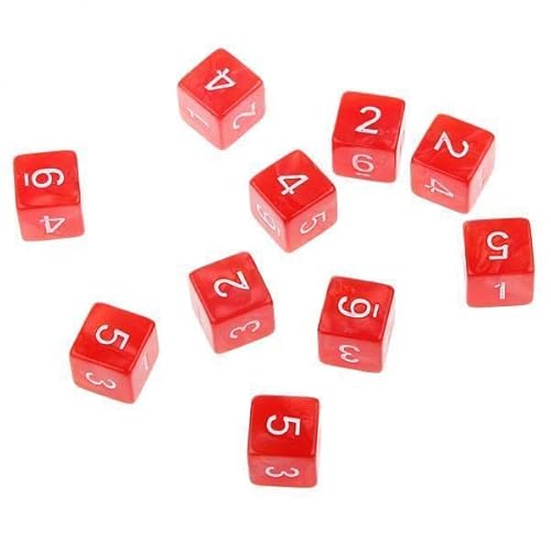 EHJRE 4X Packung mit 10 Stück D& Spielen Spiele Mehrseitig D6 D10 D12 D20 S, 16mm EHJRE 4X Packung mit 10 Stück D& Spielen Spiele Mehrseitig D6 D10 D12 D20 S, 16mm von EHJRE