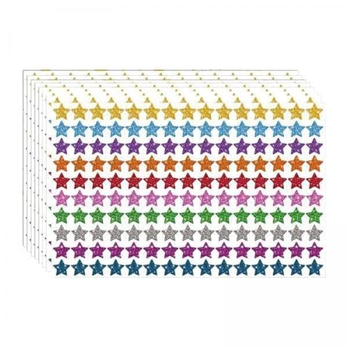 EHJRE 4X Stern Aufkleber, Fünfzackiger Stern, Aufkleber für Lehrerbedarf Im Klassenzimmer EHJRE 4X Stern Aufkleber, Fünfzackiger Stern, Aufkleber für Lehrerbedarf Im Klassenzimmer von EHJRE