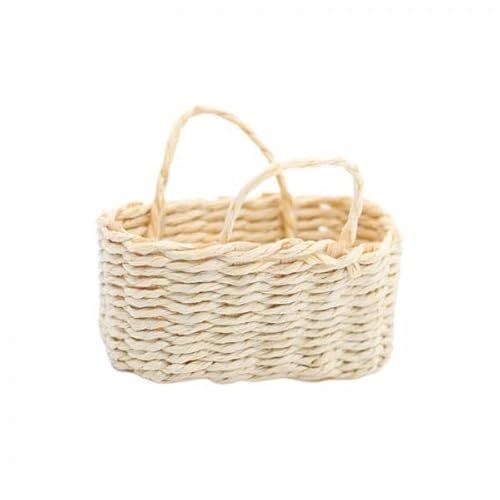 EHJRE 4x1/12 Skala Lagerung Korb Puppenhaus Woven Korb Miniatur Gemüse Lebensmittel Container EHJRE 4x1/12 Skala Lagerung Korb Puppenhaus Woven Korb Miniatur Gemüse Lebensmittel Container von EHJRE