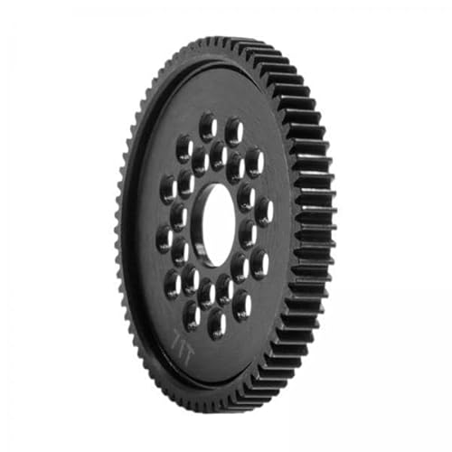 EHJRE 5X 1:10 71T Stahl Stirnradgetriebe Robustes 71T Upgrades Teile Ersatz für TA08 RC Auto von EHJRE
