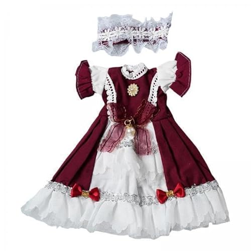 EHJRE 5X 1:6 BJD Puppenkleid Kleidung Machen Sie Ihre Eigenen Puppen, DIY Kleidung Zum Anfassen für Kinder Cosplay Ankleiden für 11,81 Zoll Fashion Girl EHJRE 5X 1:6 BJD Puppenkleid Kleidung Machen Sie Ihre Eigenen Puppen, DIY Kleidung Zum Anfassen für Kinder Cosplay Ankleiden für 11,81 Zoll Fashion Girl von EHJRE