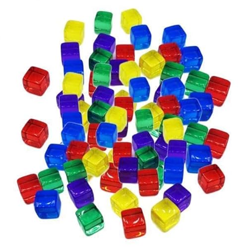 EHJRE 5X 100 Stücke 10mm Bunte Würfel Würfel Bord Spiele für Party KTV Spielzeug Multicolor, 5 STK. EHJRE 5X 100 Stücke 10mm Bunte Würfel Würfel Bord Spiele für Party KTV Spielzeug Multicolor, 5 STK. von EHJRE