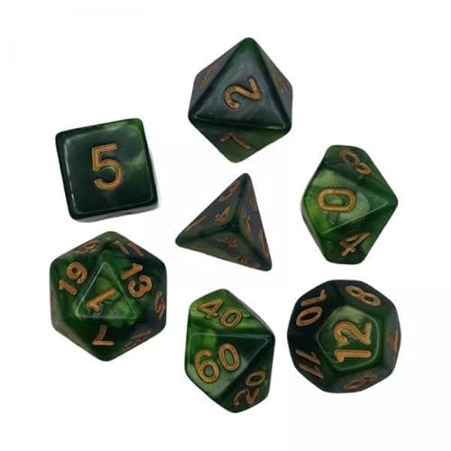 EHJRE 5X 7 Teiliges Set mit Bunten Polyedrischen Würfeln, Geschenken, Klaren Zahlen, Unterhaltungsspielzeug, D4 D20, Brettspiel Requisiten, Acryl für EHJRE 5X 7 Teiliges Set mit Bunten Polyedrischen Würfeln, Geschenken, Klaren Zahlen, Unterhaltungsspielzeug, D4 D20, Brettspiel Requisiten, Acryl für von EHJRE