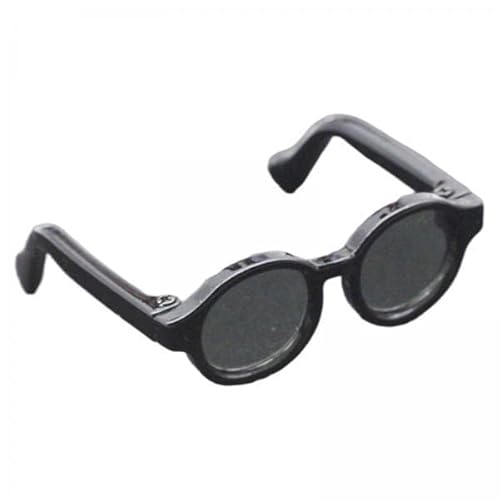 EHJRE 6 X Süße Puppenbrille, Mini Anzieh Sonnenbrille, Plastikpuppendekor, Kinderspielzeug Wie Beschrieben, 5 STK. von EHJRE