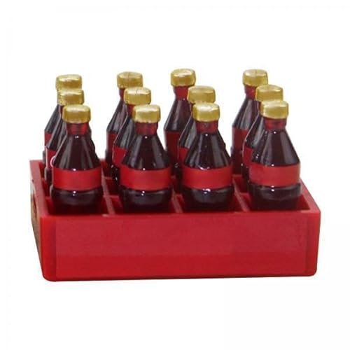 EHJRE 6X Tiny Miniatur Coca mit Basis Küche für 12th BJD 1/6 Puppe Spielzeug Goldene von EHJRE