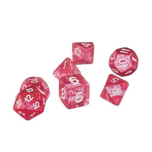 EHJRE 6x7 Stück TRPG Spiel D4 D20 Würfel Set Rosa, 6 STK. EHJRE 6x7 Stück TRPG Spiel D4 D20 Würfel Set Rosa, 6 STK. von EHJRE