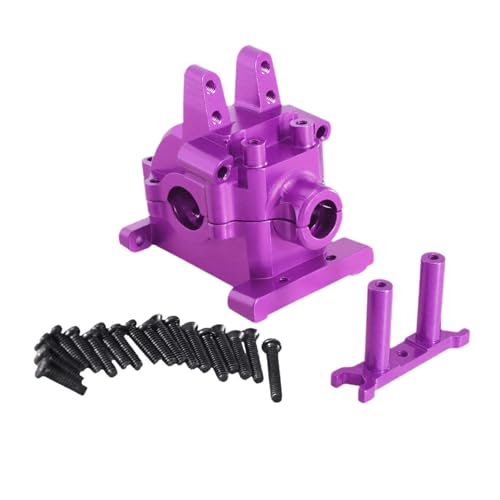 EHJRE Aluminium Getriebegehäuse für RC Autos, Kompatibel mit 1/14 Modellen 14301 14302 14303, Lila von EHJRE