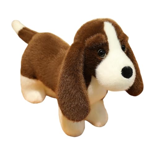 EHJRE Cartoon Ausgestopfte Hund Spielzeug Cartoon Plüsch Doll Umarmt Spielzeug Stofftiere für Jungen Mädchen, Dunkelbraun EHJRE Cartoon Ausgestopfte Hund Spielzeug Cartoon Plüsch Doll Umarmt Spielzeug Stofftiere für Jungen Mädchen, Dunkelbraun von EHJRE