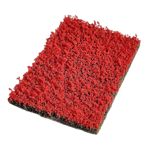 EHJRE DIY Miniatur Blumencluster Landschaftslayout Dekor Blumenvegetationsgruppen für Modelleisenbahn Puppenhaus Geländedekorationen, Rose von EHJRE