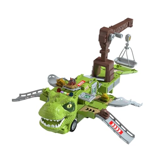 EHJRE Dinosaurier LKW Schiebeautos, Spielzeugschiene, Rutschspielzeug, Lernspielzeug, Variabel, Geschenk für Kinder, Dinosaurier Fahrzeugmodell, Transport L, Style A EHJRE Dinosaurier LKW Schiebeautos, Spielzeugschiene, Rutschspielzeug, Lernspielzeug, Variabel, Geschenk für Kinder, Dinosaurier Fahrzeugmodell, Transport L, Style A von EHJRE